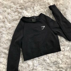 GYMSHARK VITAL SEAMLESS LONG SLEEVE CROP TOP